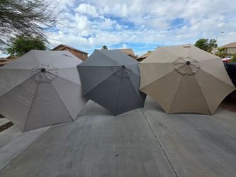 Sun villa umbrellas