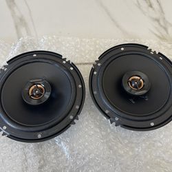 Kenwood - Road Series 6-1/2" 2-Way Car Speakers with Cloth Cones (Pair) - Black