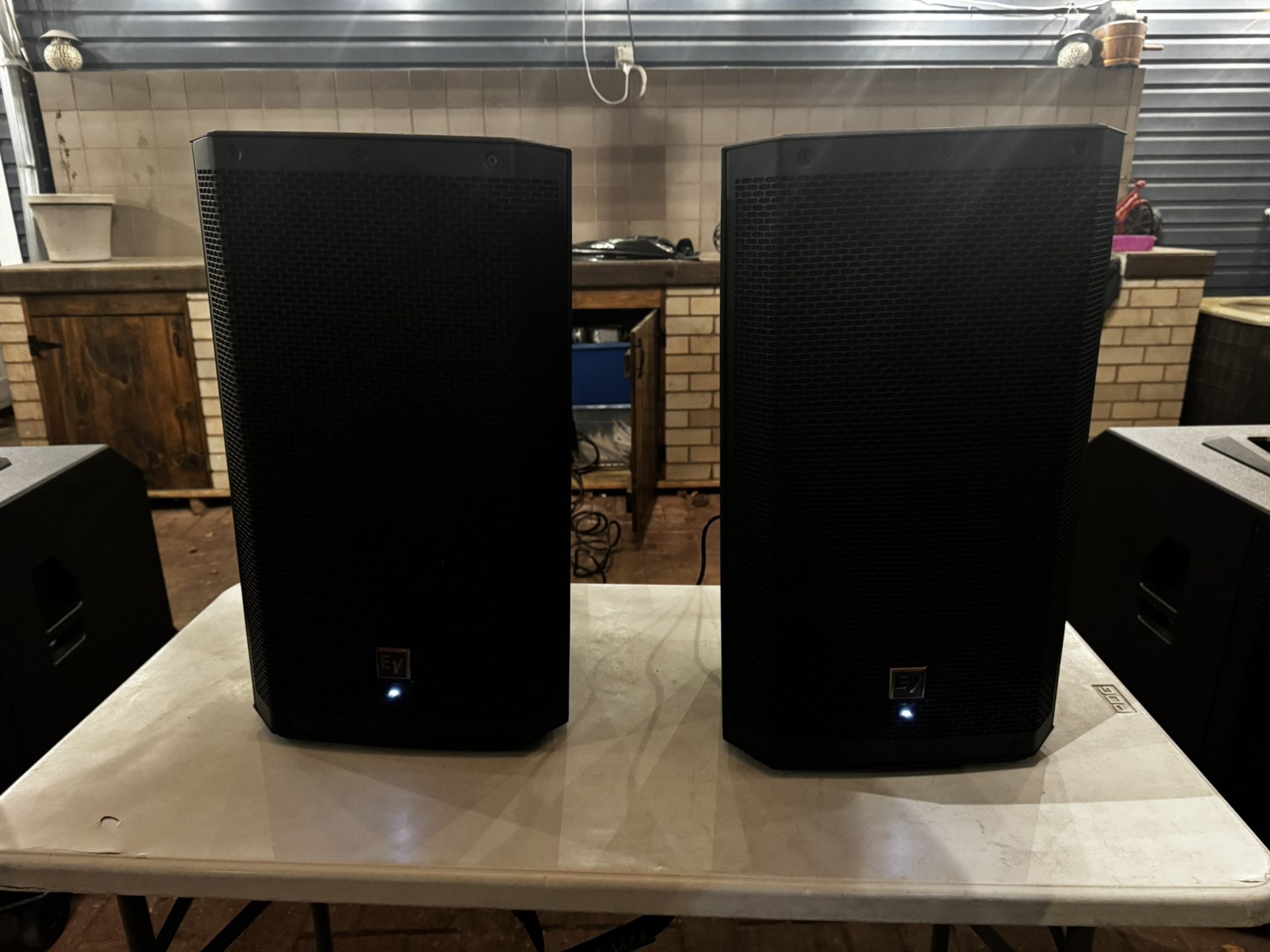 EV ZLX-12P Powered Speakers (PAIR) W/ Bags