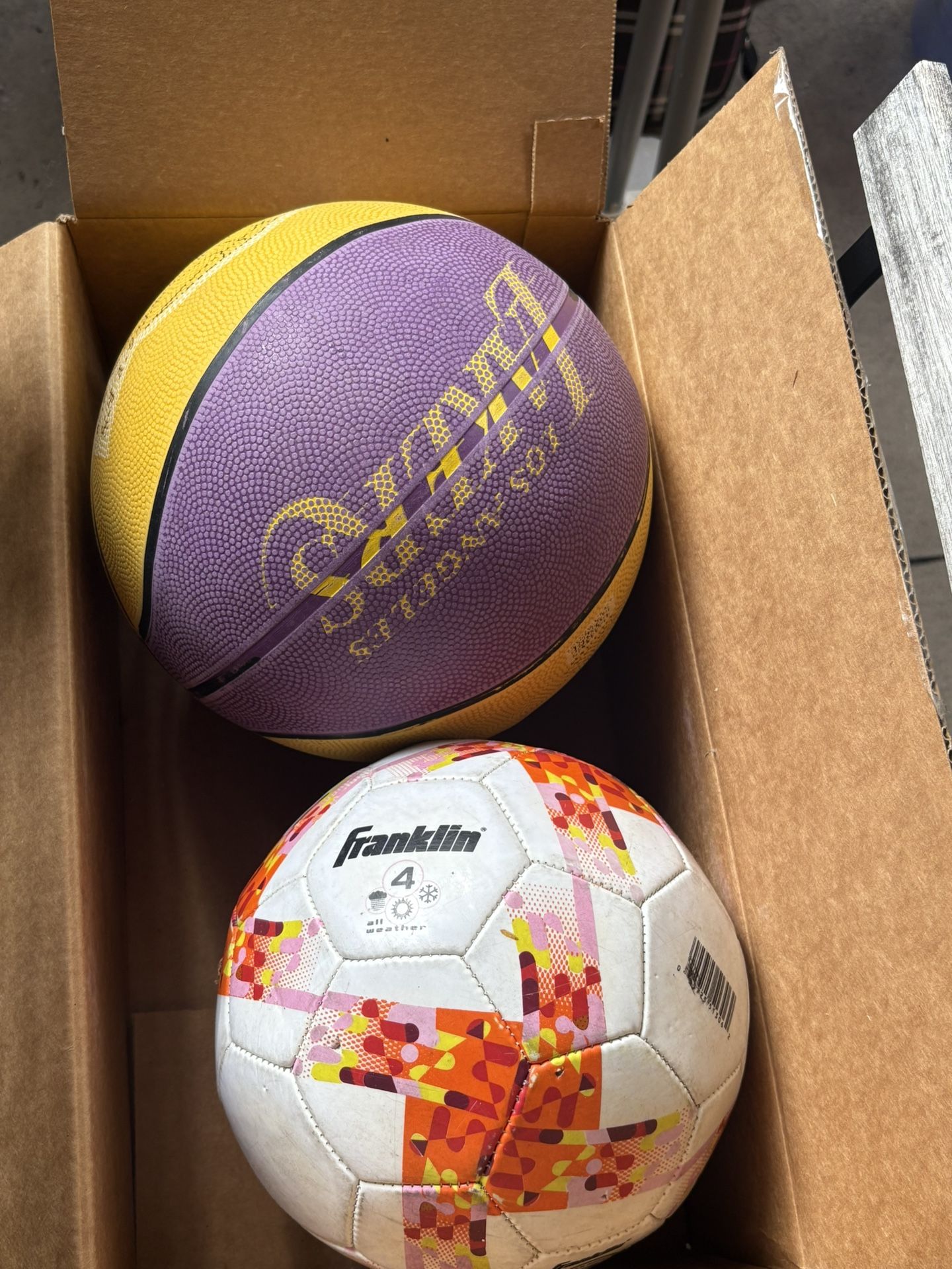 Lakers basketball - soccer ball