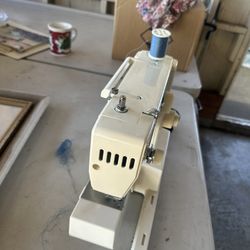 White Sewing Machine 