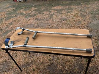 Pair Medline Guardian Aluminum Forearm Crutches