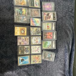 Slabs And Pokemon Cards 