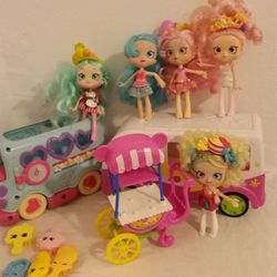 Shopkins Dolls Toy Lot