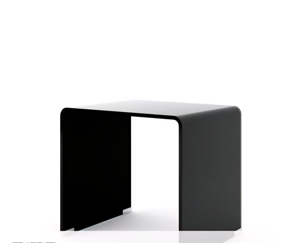 2 NEW IN BOX / SMOKED GLASS END TABLES 
