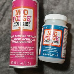 Mod Podge Clear Acrylic Sealer & One Coat Gloss Finish
