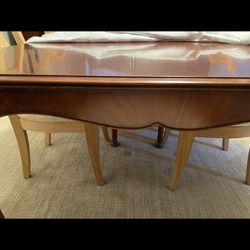 Antique Mahogany 8 Person Dining Room Table