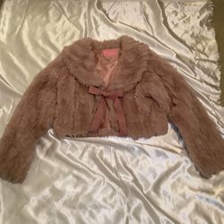 Shirley Temple Faux Fur Bolero-Kids Size 9T