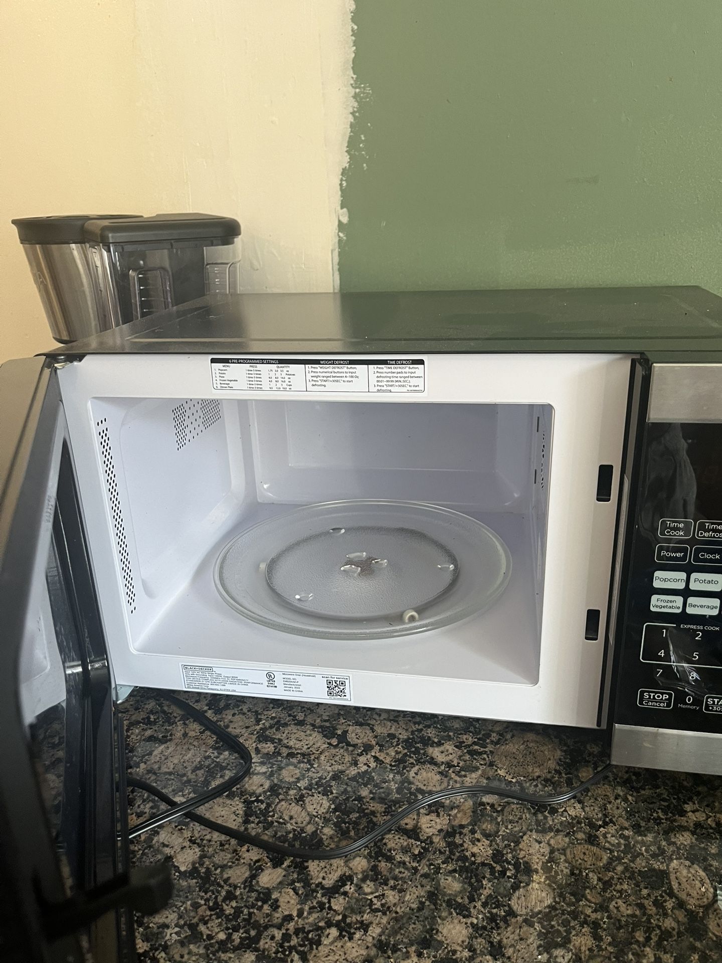 Microwave- Rarely used