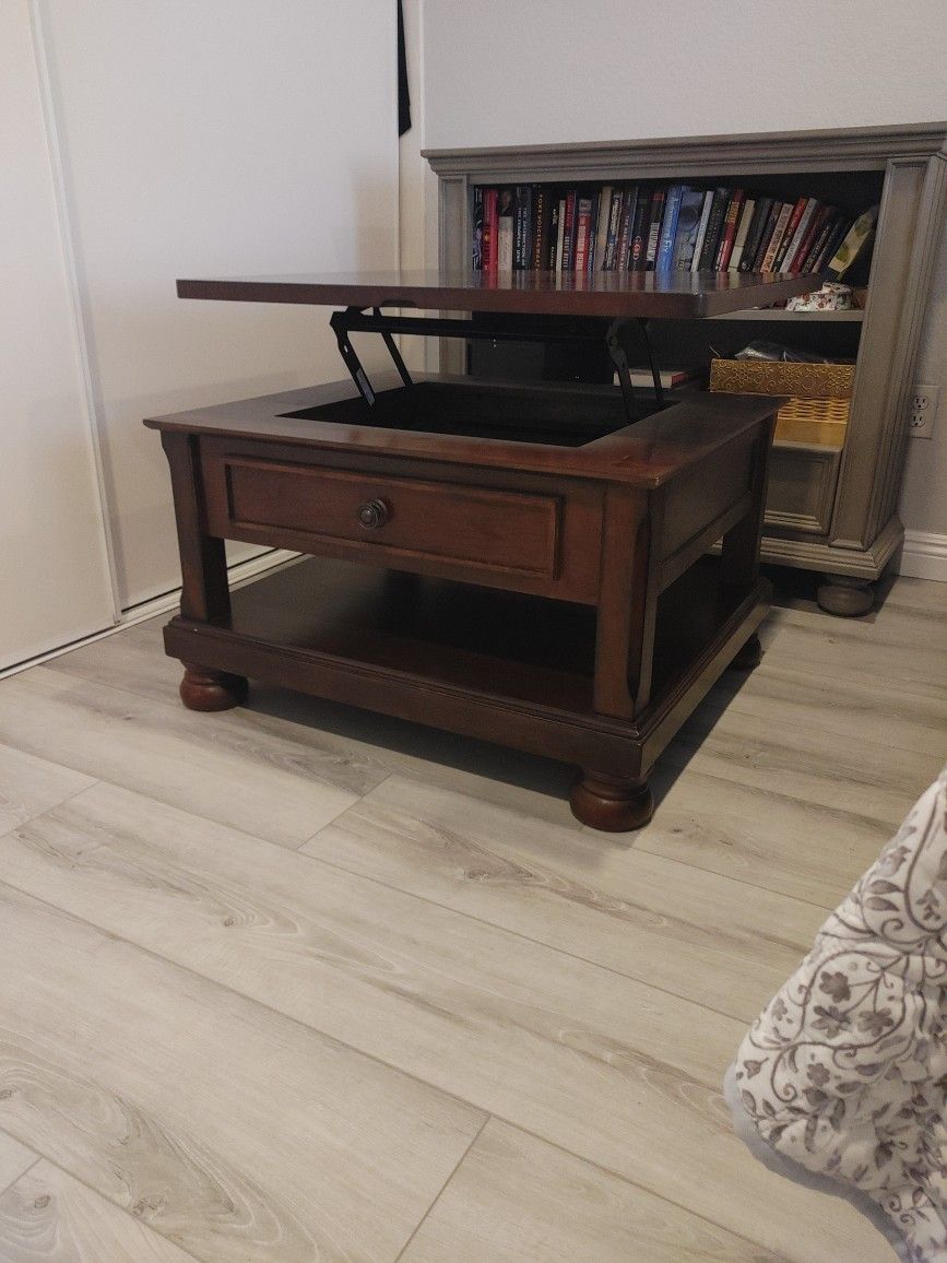 Solid Wood End Table
