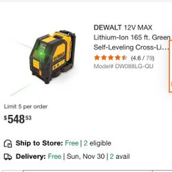 Dewalt Laser 