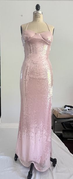 Pink Sequin Formal Dress - Wedding/Prom