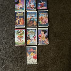 10 Disney VHS movies