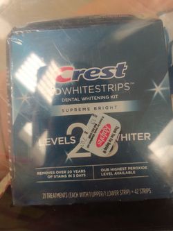 Crest White Strips