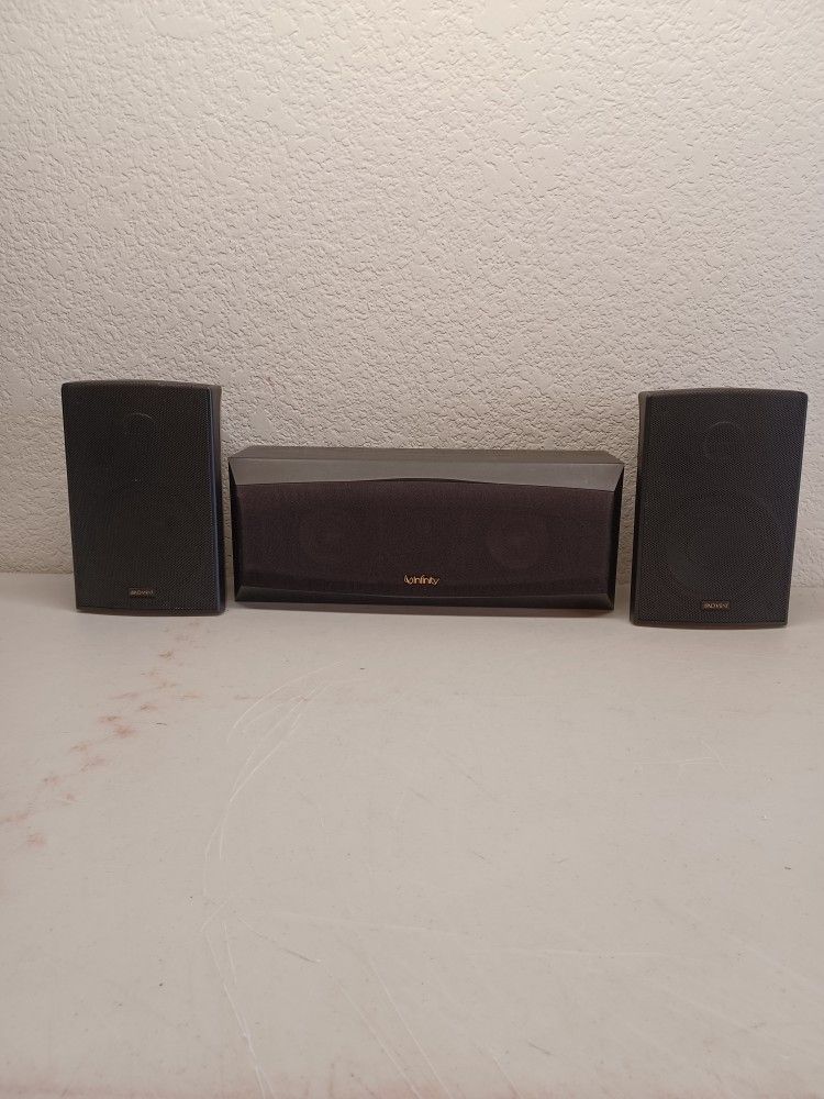 2 Advent Calypso Indoor/Outdoor 1 Infinity Center Speakers