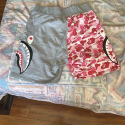 BAPE Shorts: Size M