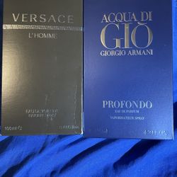 Versace & Acqua Di Gio Colognes