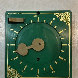 Pressman The Charade Game Deluxe Timer 1985 Mechanical Wind Up Board