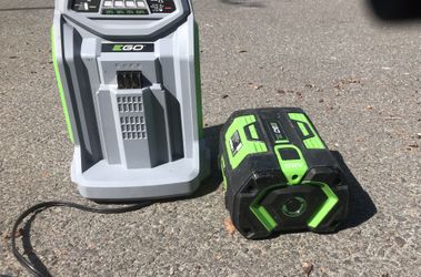 56volt Ego Lithium Battery With 700 Watt Fast Charger