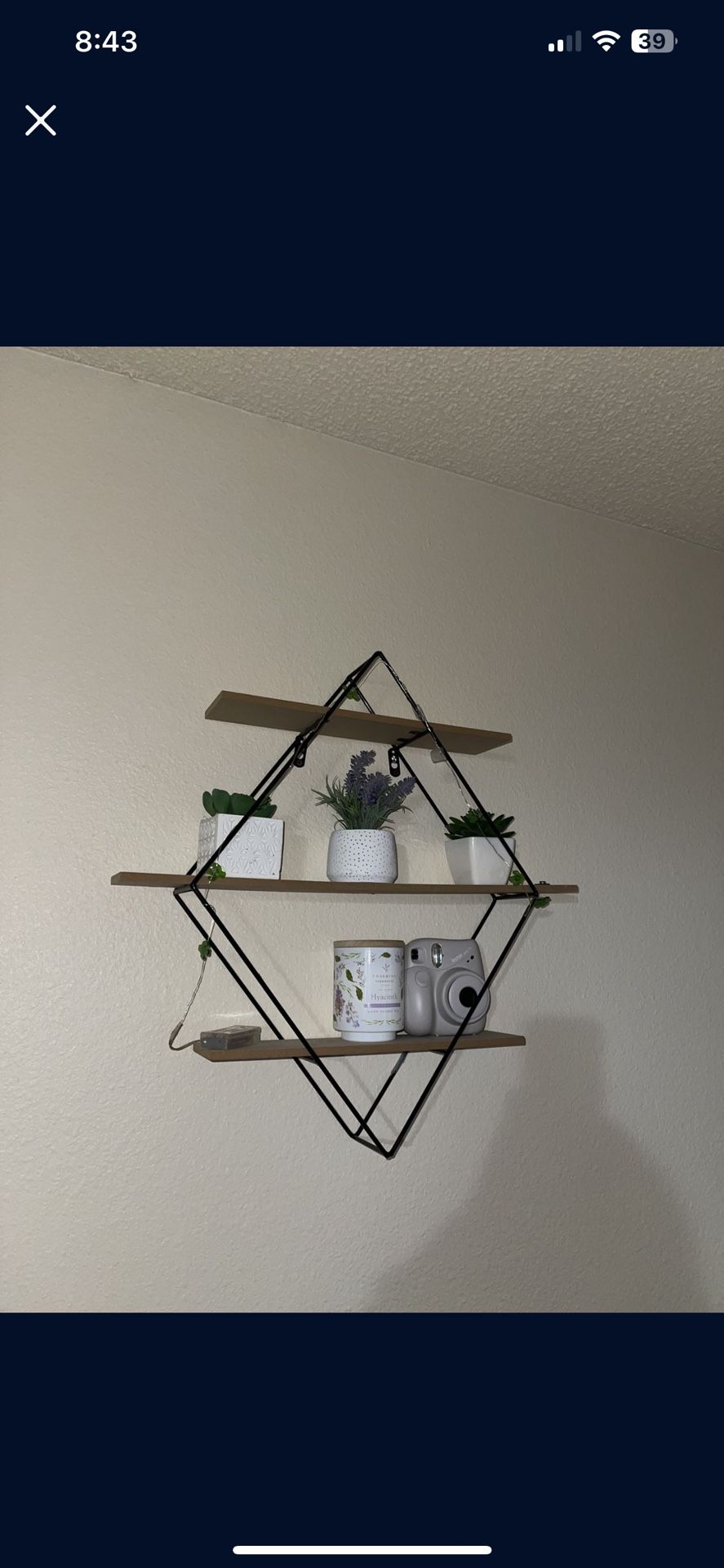 Hanging Wall Decor Holder 