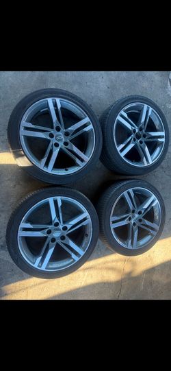 4 rims and tires 18” 5x112 Audi ,Volkswagen ‼️💵🛞