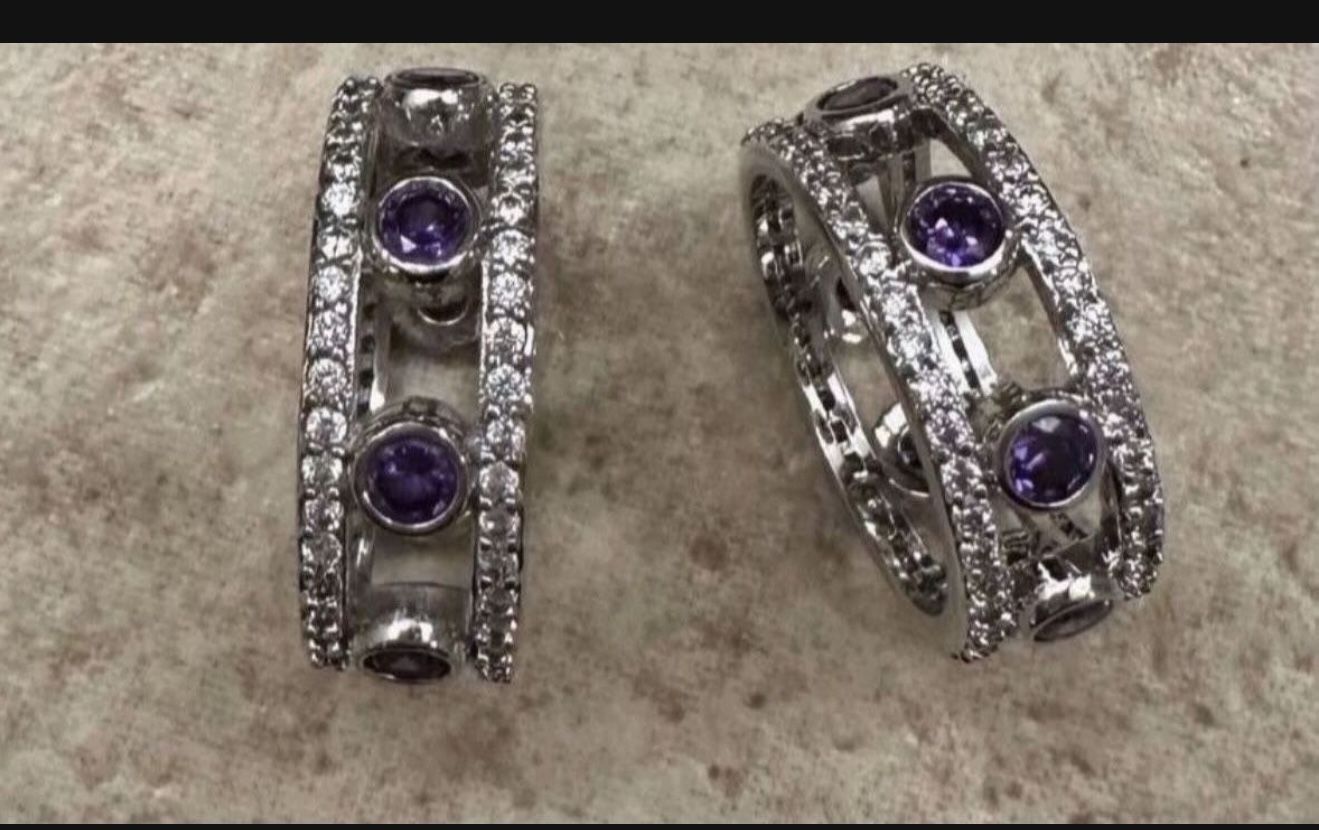 Purple Ring Size 8 New