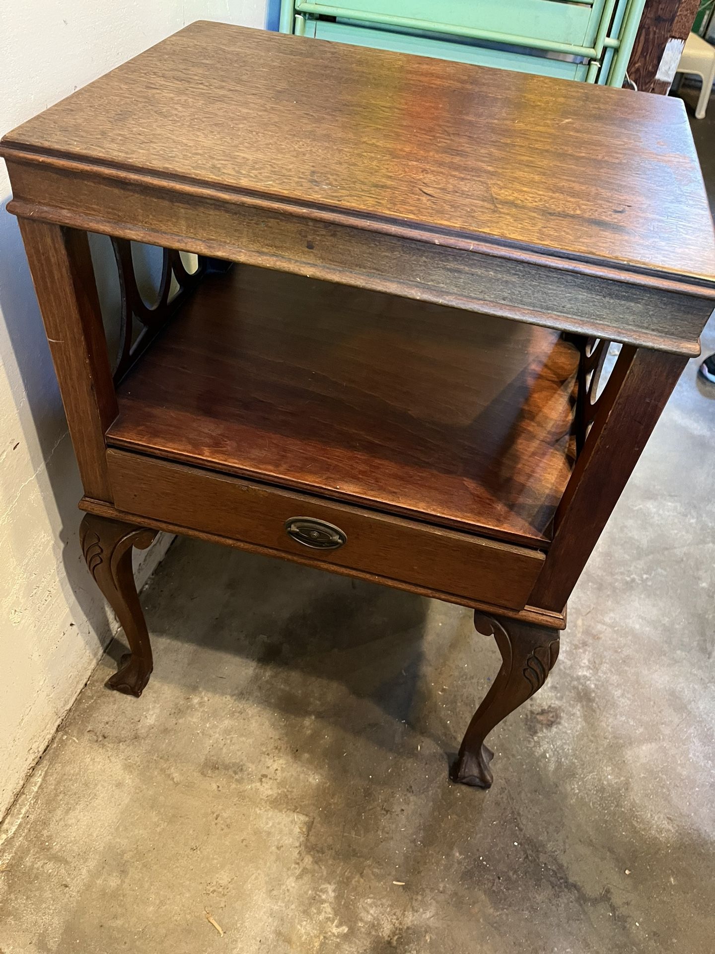 Antique End Table Or Night Stand