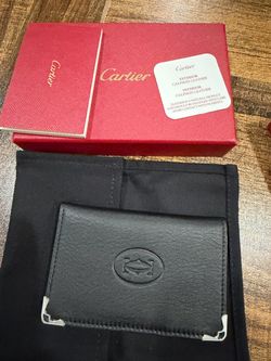 Cartier Calfskin Leather Card Holder