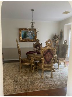 Venetian style dining set from homey design ferniture