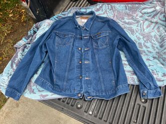 Wrangler Cowboy Cut Prewashed Denim Jacket Size XL Tall