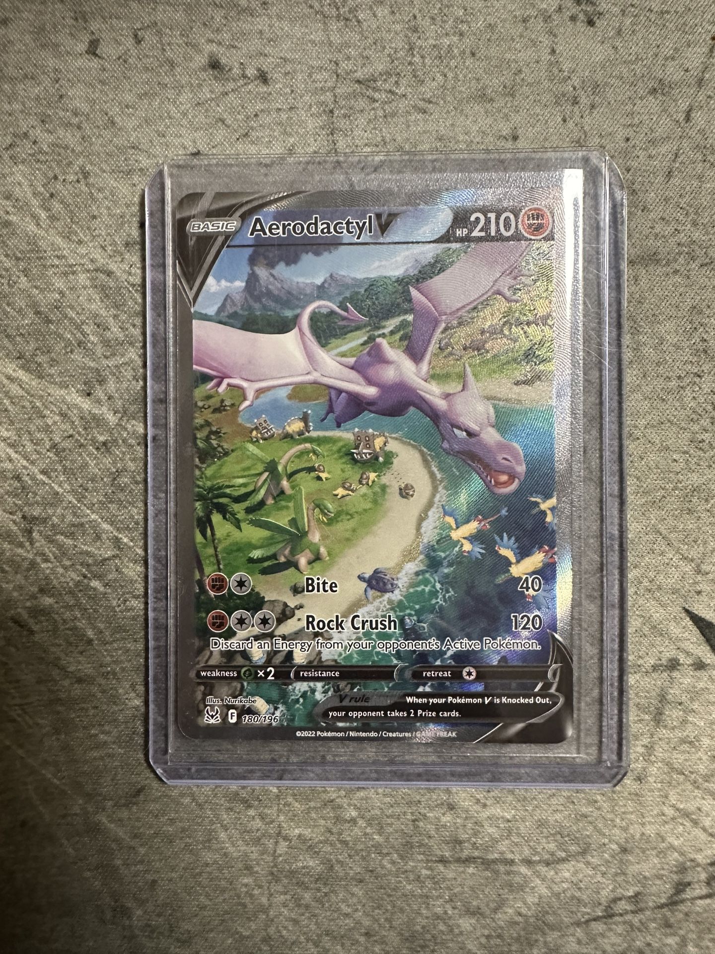 PSA 9 - Aerodactyl V - 180/196 - Pokemon: Lost Origin - Ultra Rare Alt Art  for Sale in Dallas, TX - OfferUp