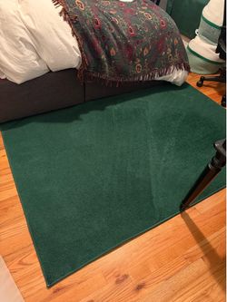Forest Green Area Rug - Less Than 1 Year Old! $15