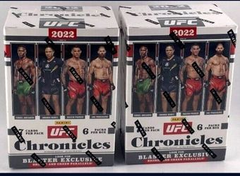 2022 Panini UFC Chronicles Trading Cards Factory Sealed Blaster Box