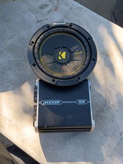Kicker 8 and amp