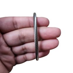 Silver Gold Toned Bling Pearl Cuff Bracelet