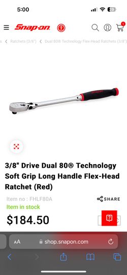 Snap On 3/8 Flex Head Ratchet