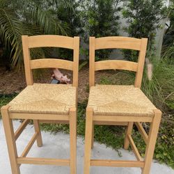 Wood & Wicker Chairs