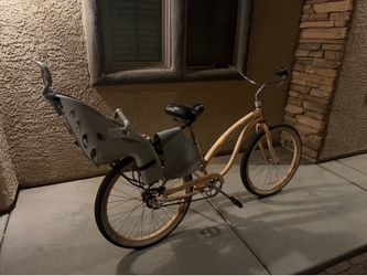 Beach Cruiser Bike with child seat