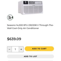 Brand New Ac Unit 14,700 Btu
