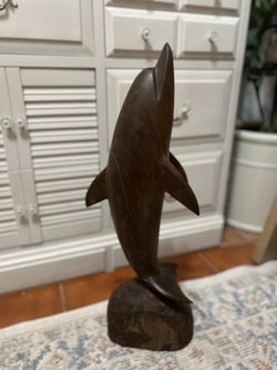 Old Iron Wood Dolphin