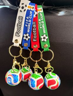 World Cup Soccer Keychains $5