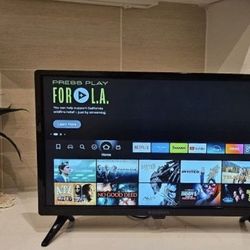 Nice 20” Flat Screen TV + Amazon Fire Stick + Remote
