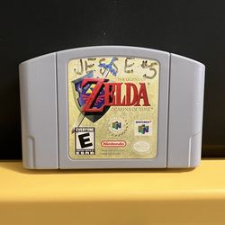 The Legend of Zelda Ocarina of Time OOT for Nintendo 64 video game system n64 console authentic genuine Link