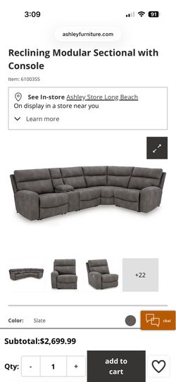 DuraPella 5 Piece Couch