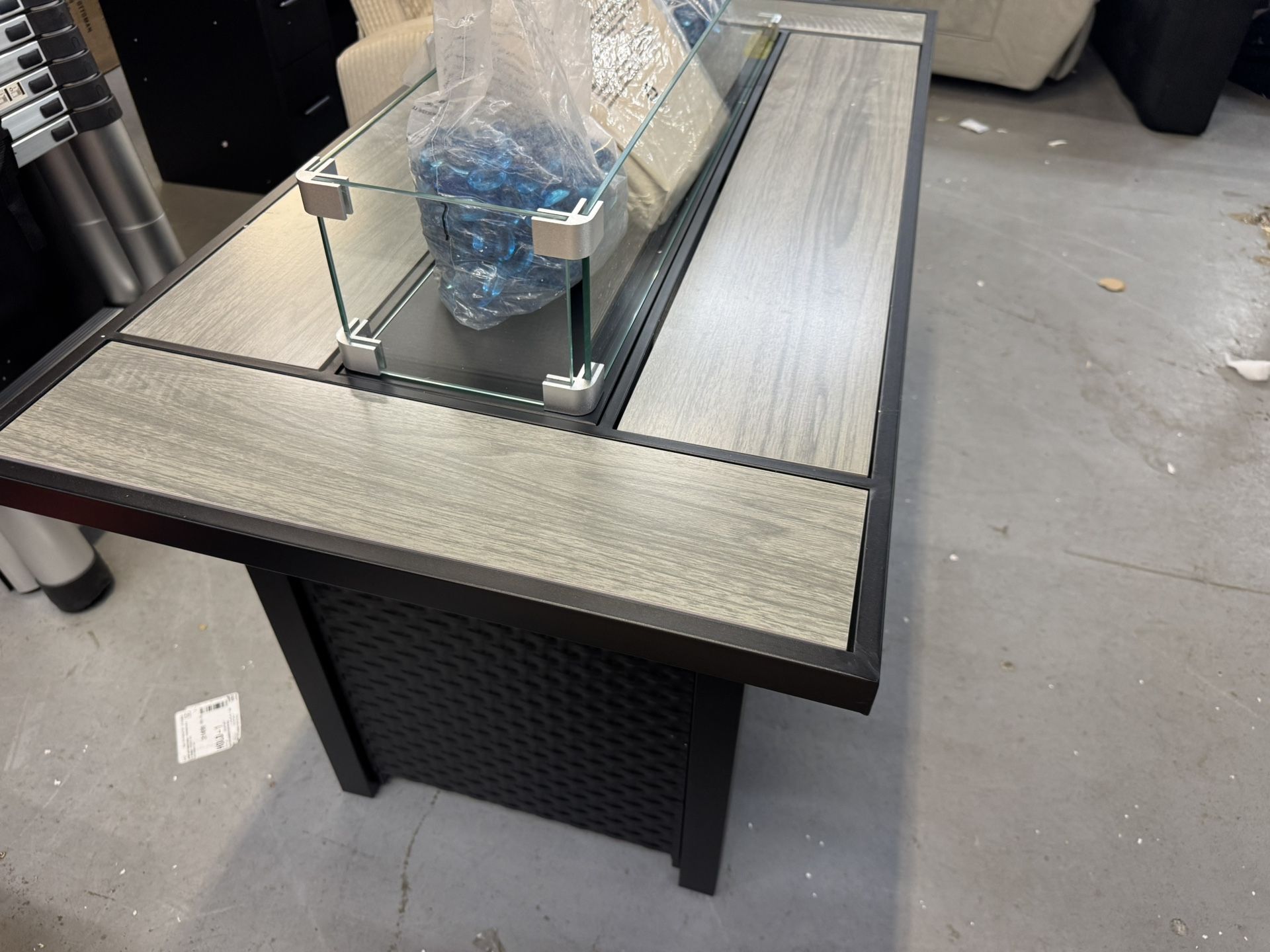 New Fully Assembled Fire Pit Table