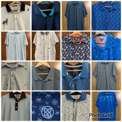 19 golf polo shirt lot