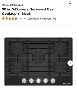New KitchenAid Cooktop