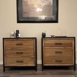 Wood Nightstands With Outlets