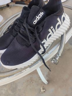 Black and white Adidas