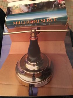 Miller Reserve Desk Lamp vintage new in box